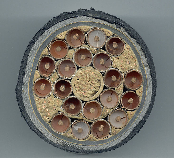 At T 20 Tube Coaxial Cable Cross Section
